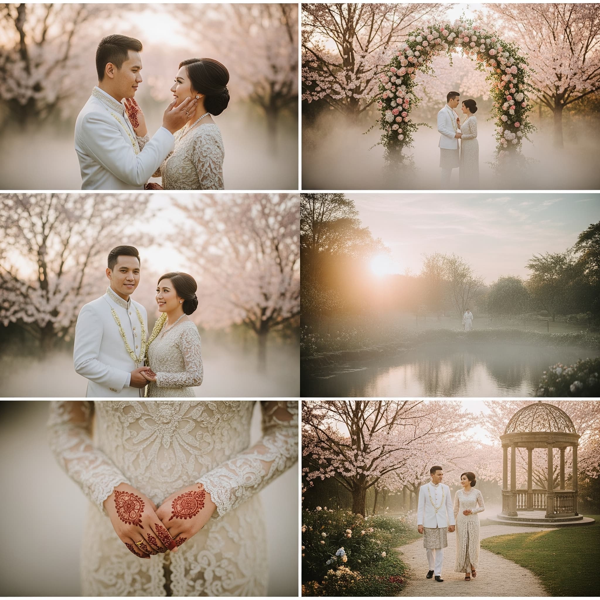Pre-wedding shoot overview image