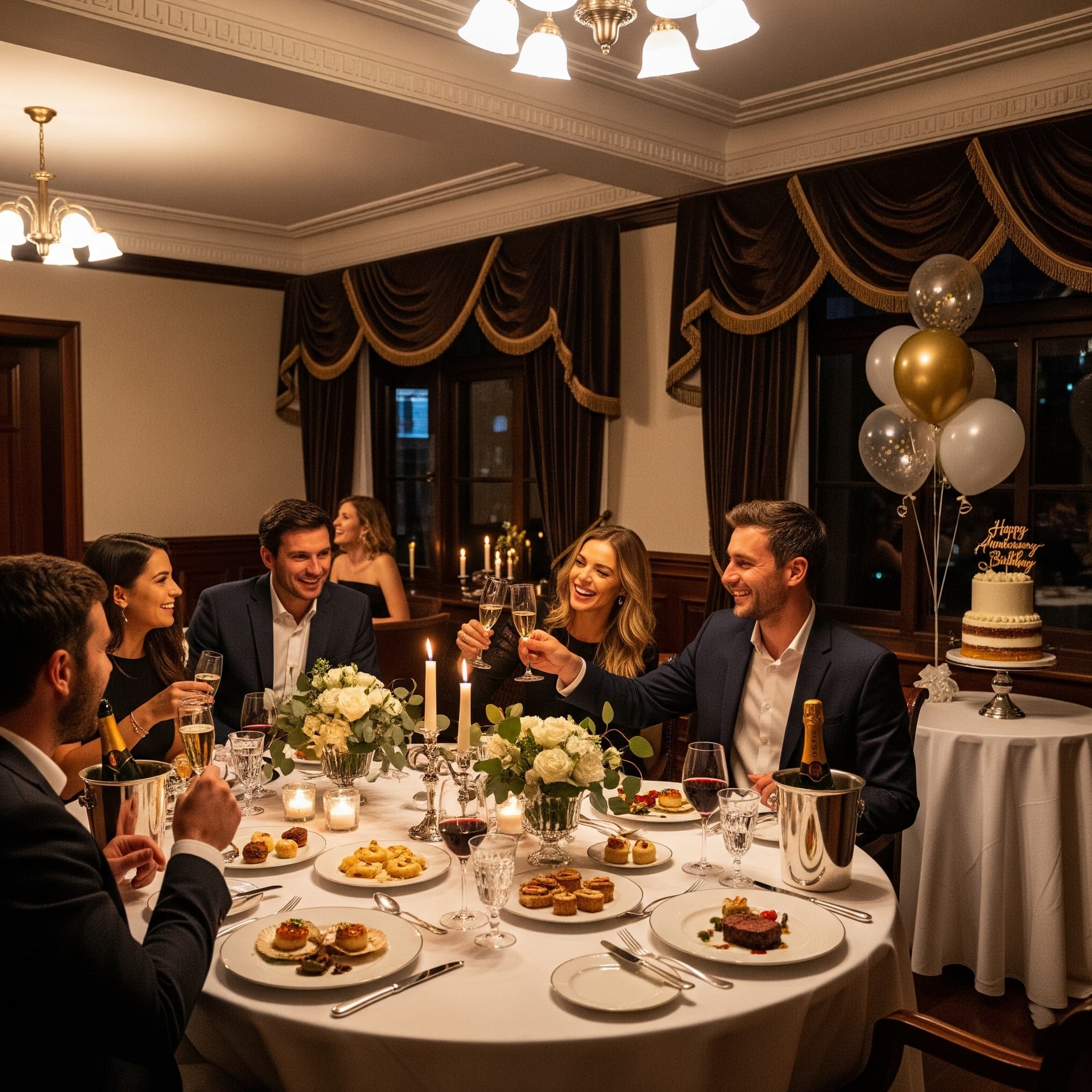 Private party planning - birthdays, anniversaries and intimate celebrations